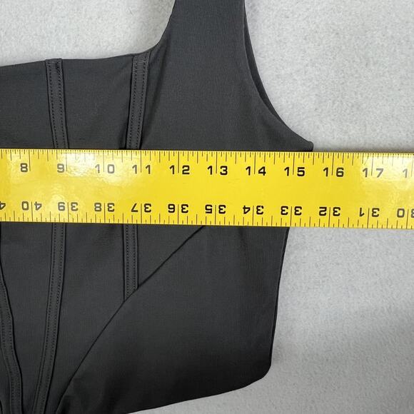 OGL Corset Crop Tank Top Women's XL Gray Pull On - Picture 9 of 9